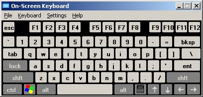 On-screen keyboard